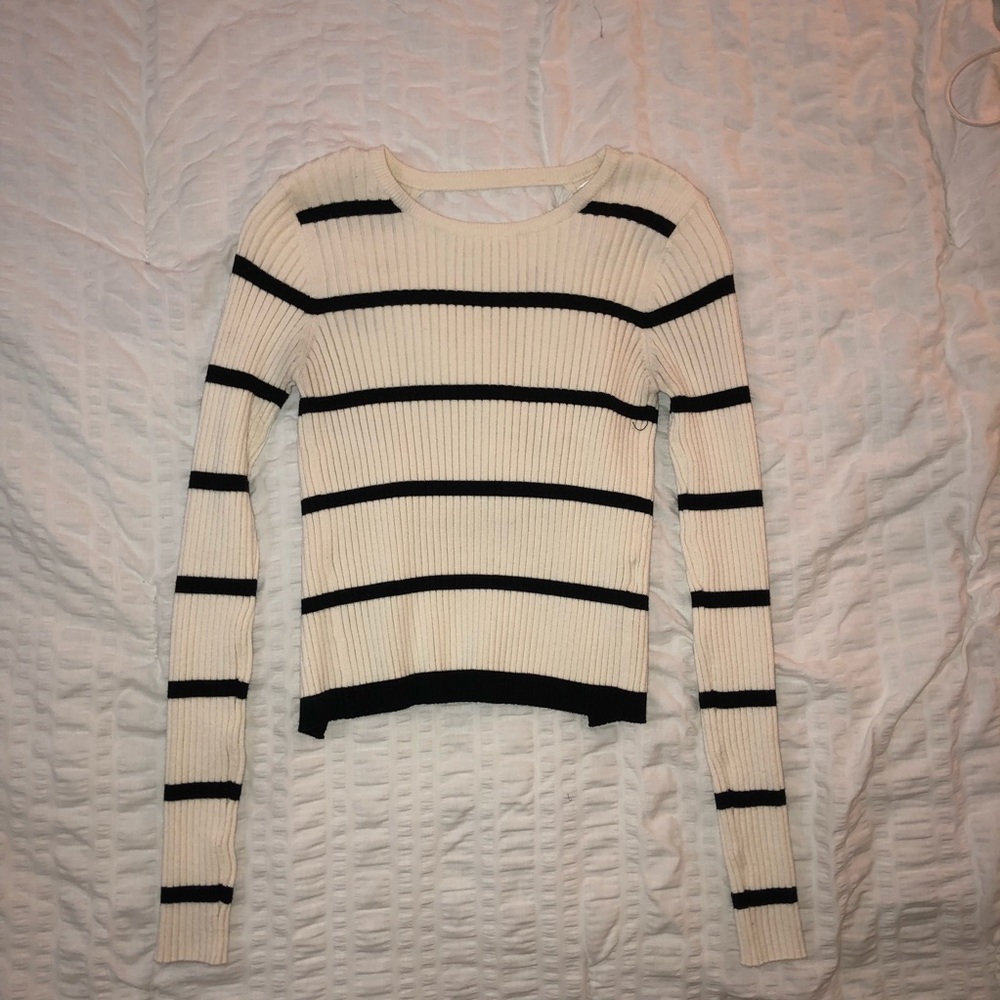 Zara Open Back Sweater